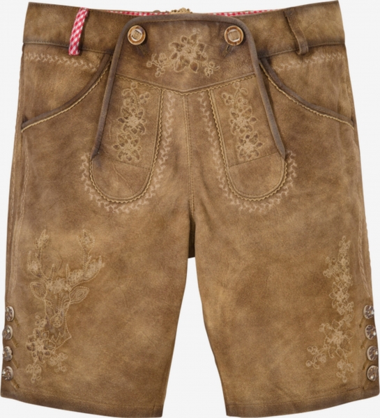 B-Ware / 2. Wahl - Lederhose Andreas Gabalier Kollektion braun Krüger