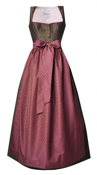 Dirndl lang 92cm Kohlstorf tanne beere Hannah Collection