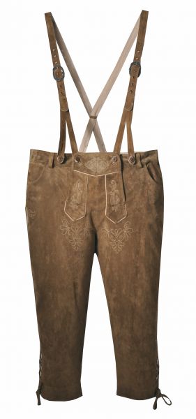 Lederhose Kniebund Sackdilling braun Men +