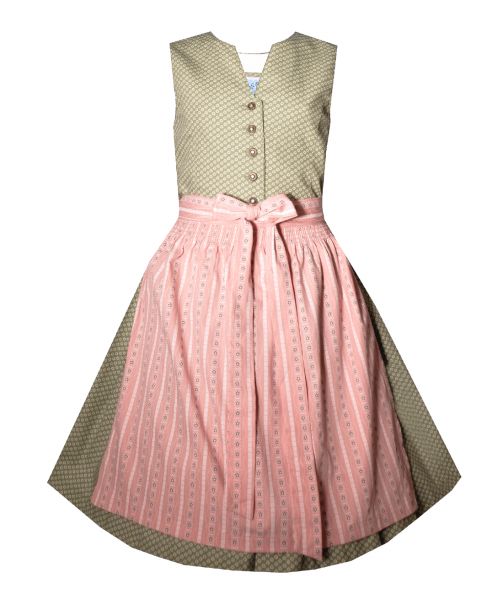 Kinderdirndl Jugenddirndl Selene Kids mint grün rosa Marjo