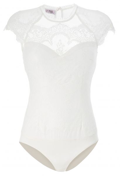 B-Ware / 2. Wahl Trachtenbody Blusenbody Nordika- Dali offwhite Marjo