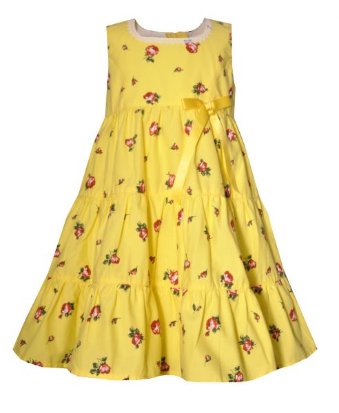 Trachtenkleid Kinder Spannagl gelb rot weiß Hannah Collection