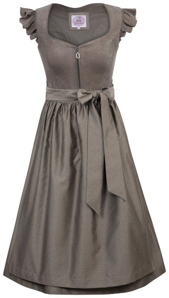 Dirndl midi 70 cm Ansfelden karibu Cord Flügelärmel Marjo