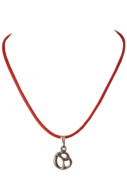 Kinder Trachtenkette Oberauerbach Brezel rot