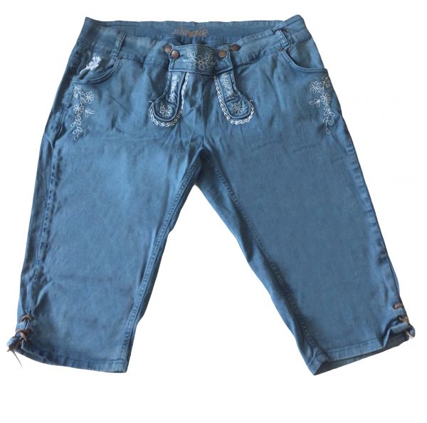 B-Ware/ 2 Wahl Trachtenjeans Nicole U. Kniebund blau Hangowear
