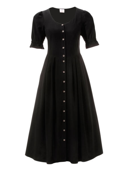 Trachtenkleid Landhauskleid lang 85 cm Röttenbach schwarz Naber Collection