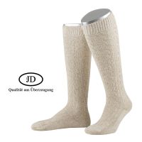 Trachtenkniestrumpf beige meliert JD