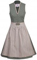 Dirndl midi 65 cm Luzie flaschengrün altrosa Marjo Grace Collection Dirndl midi 65 cm Luzie flaschengrün altrosa Marjo Grace Collection
