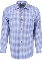 Trachtenhemd Thierbachermühle mittelblau Krempelarm OS-Trachten Trachtenhemd Thierbachermühle mittelblau Krempelarm OS-Trachten