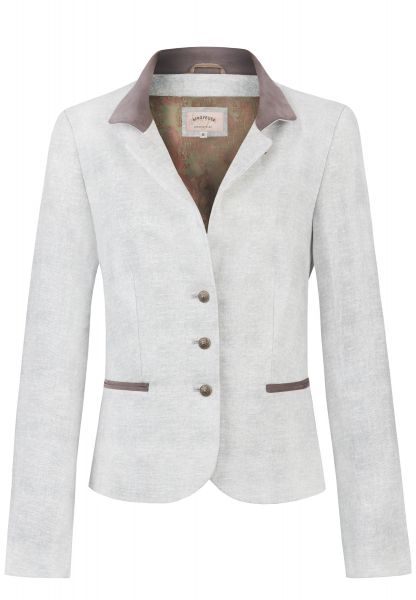B-Ware / 2. Wahl - Trachtenjacke Felicia hellgrau Stockerpoint