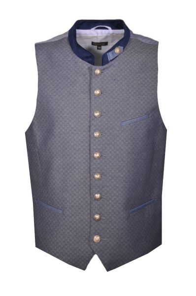 Trachtenweste Großenried jeans blau OS-Trachten