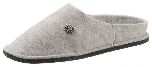 Trachten Pantolette Dachsbergau beige Andrea Conti